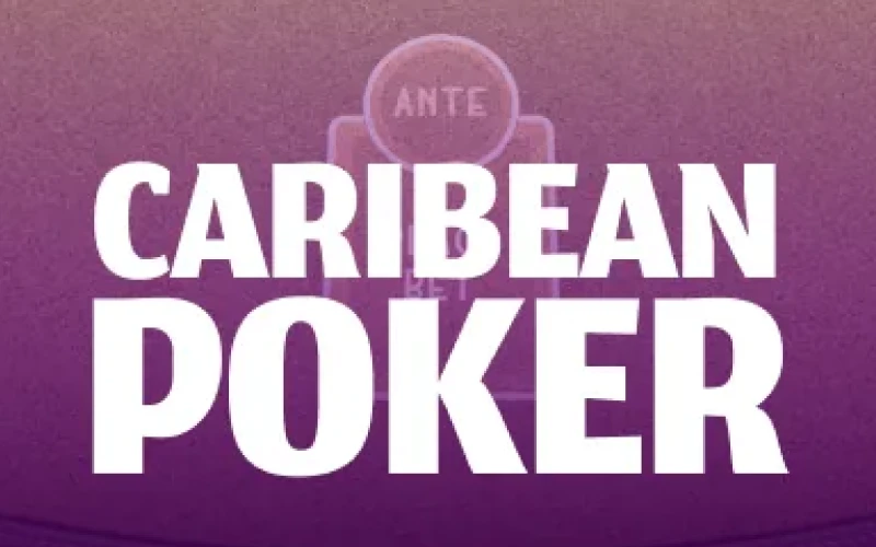 Have fun playing Caribbean Poker on the Glory Casino platform.