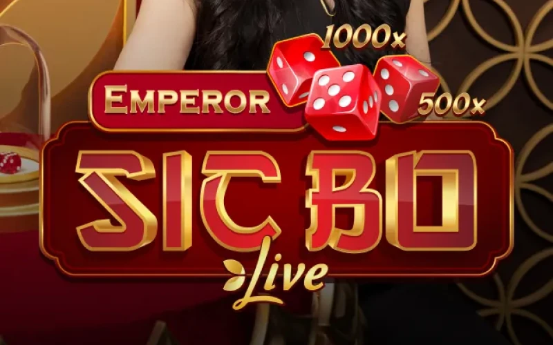 At Glory Casino, Pakistani players can find the Emperor Sic Bo game.
