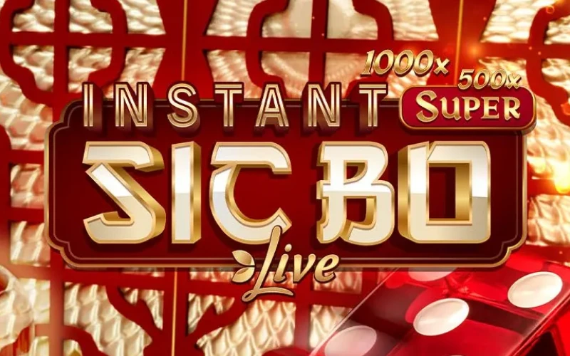 Be lucky in the Instant Sic Bo game at Glory Casino.